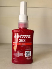 Клей 新版乐泰263\262胶水红色高强度螺丝胶螺栓定位防松固定50ml250ml Loctite