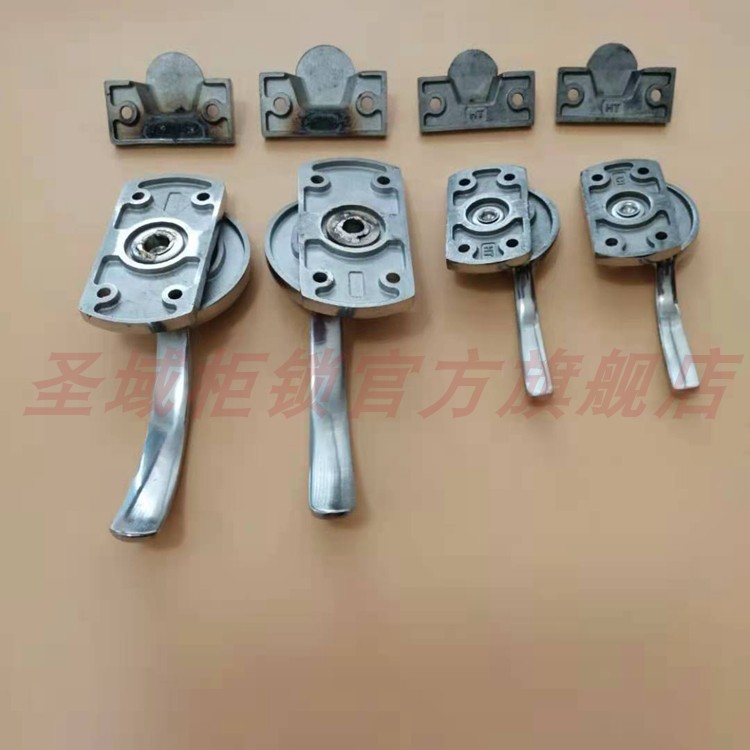 LS10-Z-YSUS304不锈钢冷冻库迫紧密闭门把手 烤箱密封旋转拉手