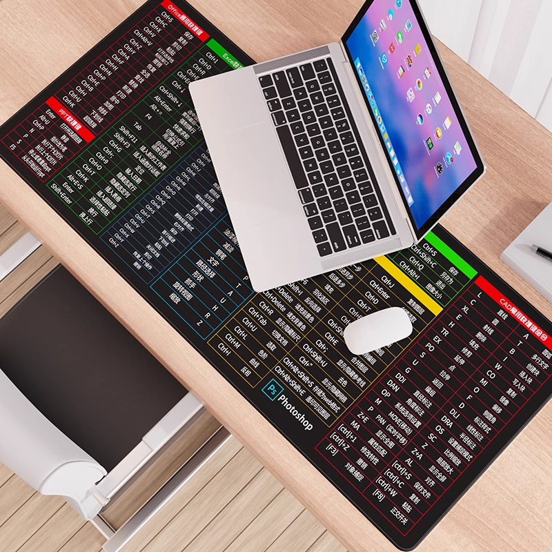 【静音防滑】加大办公桌布鼠标垫