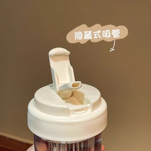 水杯女生高颜值2026运动杯子便携夏季耐高温咖啡折叠杯大容量防摔