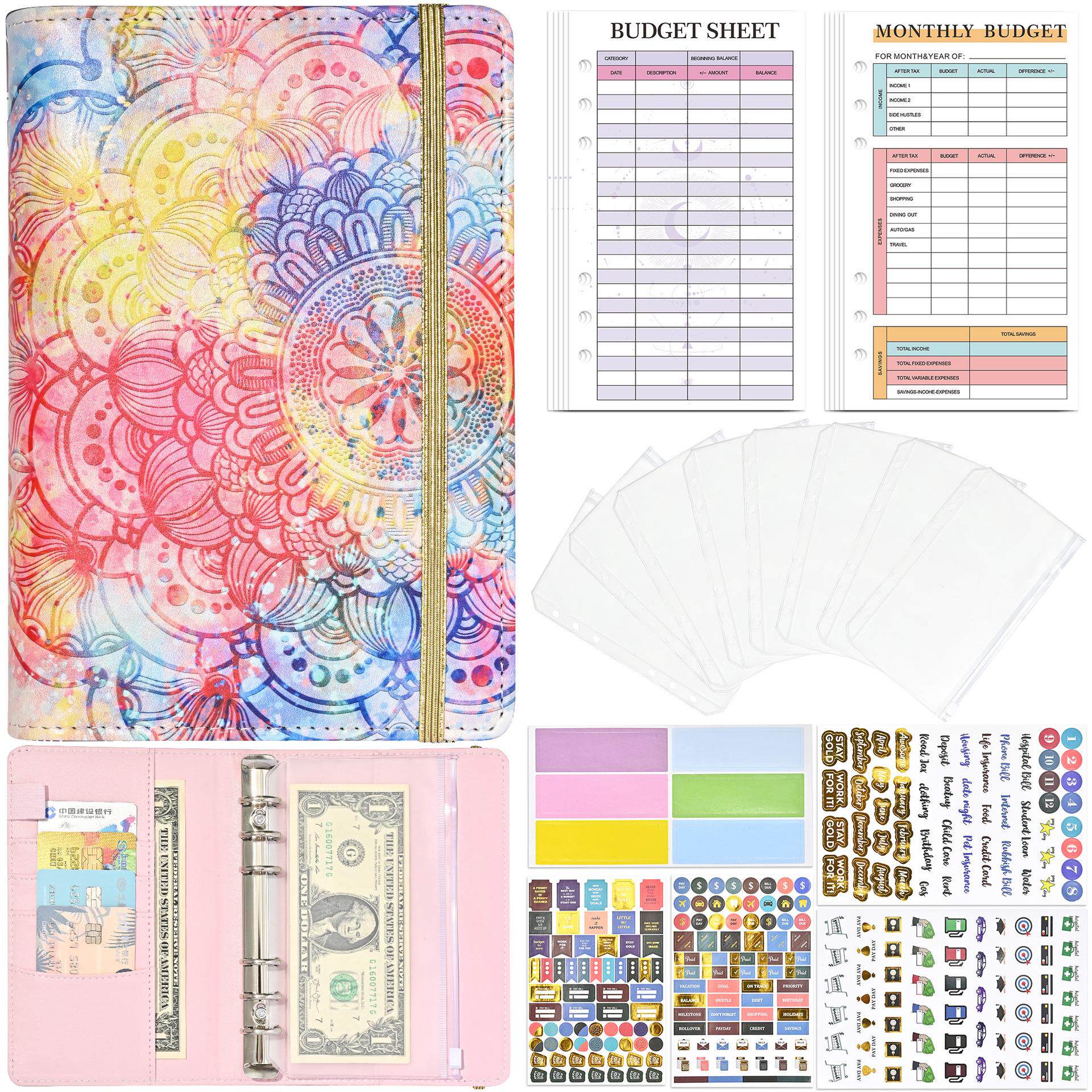 A6 Agenda Planner Notebook Secret Diary Weekly Goal Habit Sc