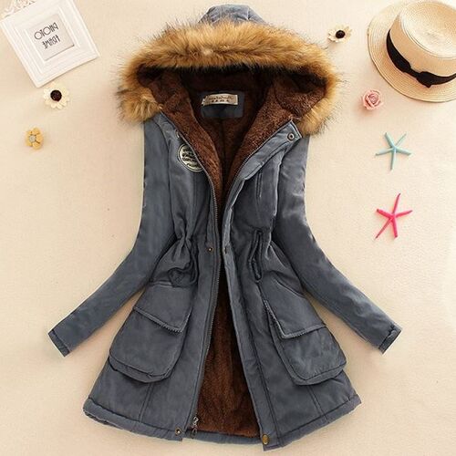 2018 women cotton clothes winter jacket ladies coats fur new