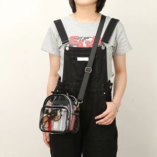Transparent PVC Ladies Small Handbags Stadium Approved Women