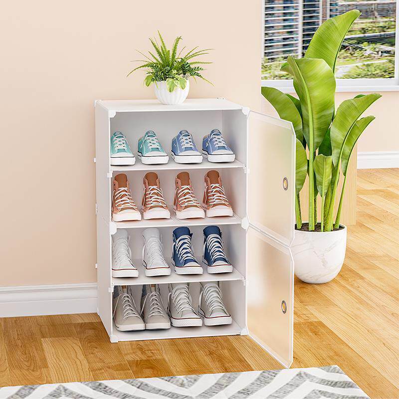 Dust proof shoe rack simple combination shoe storage cabinet