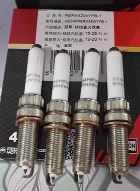 冠军OE245火花塞RERX4ZWYPB-1 宝马B38B48B58迷你325 525X1X2X3