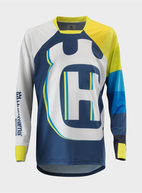 HUSQVARNAT恤摩托车骑行服速干机车服同款新款速降服骑行服透气