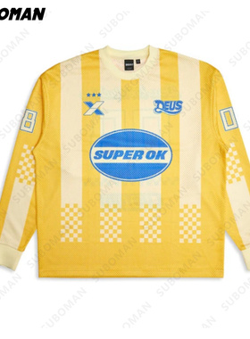 新款短袖T恤摩托车骑行摩旅速干机车服DEUS速降服骑行服装备透气