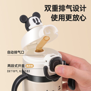 新款 两段学饮杯带柄儿童宝宝两种吸管水杯婴儿防呛恒温学饮杯