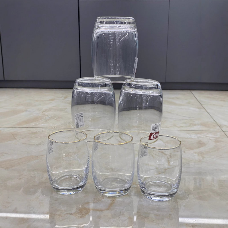 青苹果迪萨水杯玻璃杯家用酒店洋