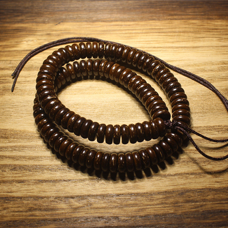 保真108颗椰壳手串手持串档位珠