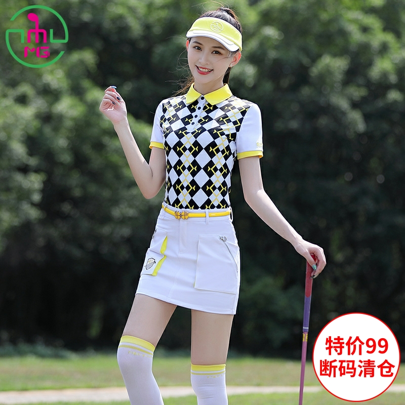 mg夏季新品高尔夫球衣服短袖