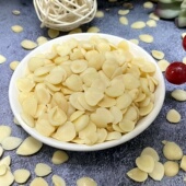 光中杏500克 蛋糕烘培 打豆浆 甜杏仁片 杏仁露云皮 南北杏仁干货