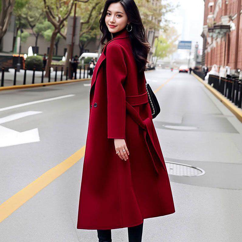 2025新款双面羊绒大衣中