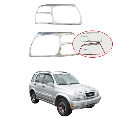 欧柏伦电镀大灯罩前灯框改装