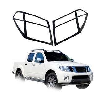 D40 前灯罩 饰 2013款 灯罩改 装 NAVARA 哑黑 适用于2007 大灯罩