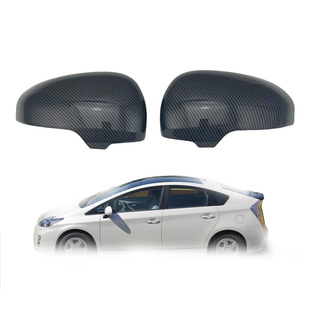 倒车镜盖跨境电商 α专用镜罩碳钎纹改装 适用于10款 普锐斯PRIUS