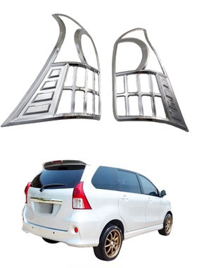 适用于12款丰田avanza后灯罩改装后灯框高品质汽车电镀ABS装饰