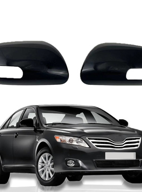 适用于07-13款丰田凯美瑞卡罗拉后视镜盖Fielder倒车镜罩高亮镀铬