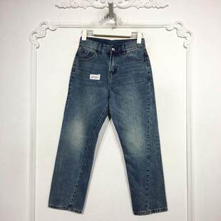 品牌女装 朝系列 牛仔长裤 时尚 折扣 8081S037