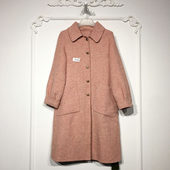 西树系列 折扣颦薪 羊毛双面呢毛呢外套品牌女装 8252S292 时尚