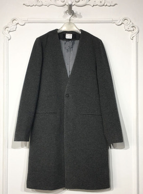 欧旗下T系列 PF12399 时尚羊毛毛呢外套品牌男装折扣馨