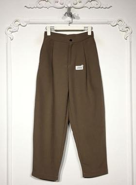 潮系列 8264S255 时尚九分裤品牌女装折扣颦薪