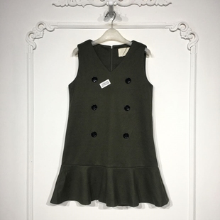 毛呢连衣裙品牌女装 时尚 折扣颦薪 8278S249 潮系列