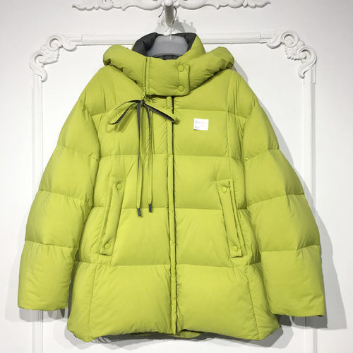 容系列 YB000642 时尚长款羽绒服品牌女装折扣颦薪