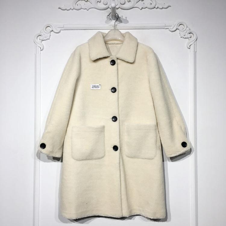 西树系列 8275S247 时尚颗粒绒毛呢外套品牌女装折扣颦薪