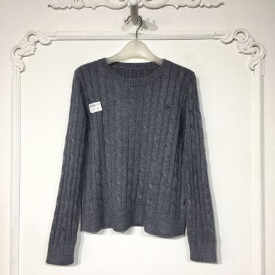 时尚纯色针织衫品牌女装折扣馨薪