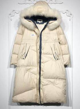 潮系列 LM06058 时尚真毛领羽绒服品牌女装折扣颦薪