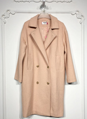 UGC系列 8247S175 时尚毛呢外套品牌女装折扣颦薪