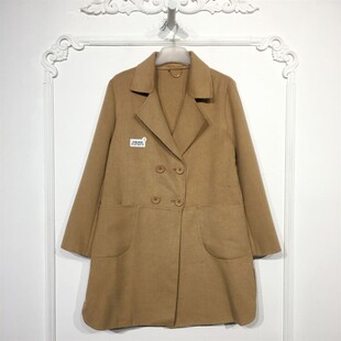 双面呢毛呢外套品牌女装 时尚 折扣颦薪 8127S275 艾O系列