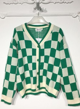 唐S系列 8298S218 时尚针织开衫品牌女装折扣颦薪