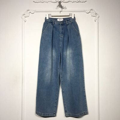 容系列 8331S119 时尚牛仔长裤品牌女装折扣颦薪