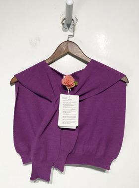 杭Y系列 HH02228 时尚针织披肩品牌女装折扣馨