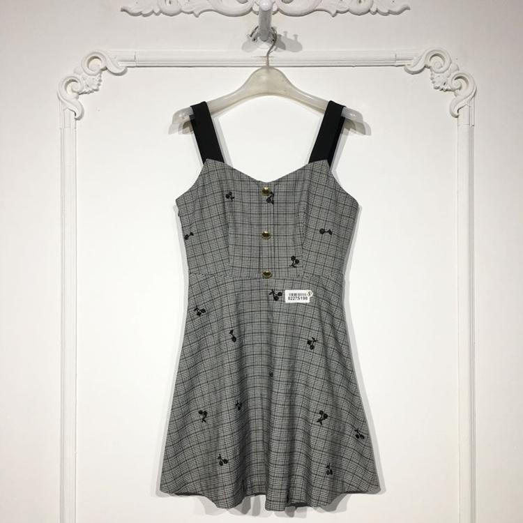 文M系列 8227S198 时尚连衣裙品牌女装折扣颦薪