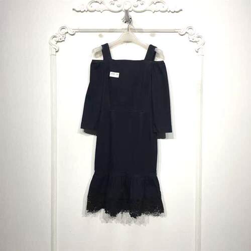 欧旗下FP系列 D85021 时尚牛仔连衣裙品牌女装折扣颦薪