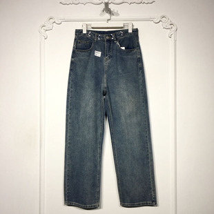 品牌女装 容系列 牛仔长裤 时尚 折扣颦薪 K50305