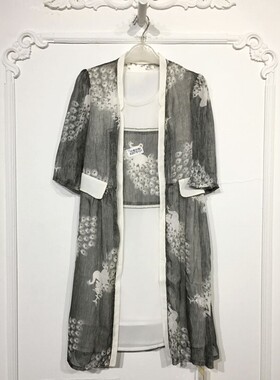 潮系列 8207S121 时尚套装两件套品牌女装折扣颦薪