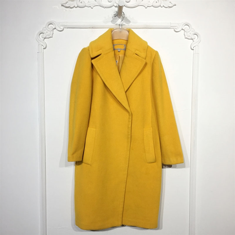 秋旗下F系列8126S221 时尚毛呢外套品牌女装折扣颦薪