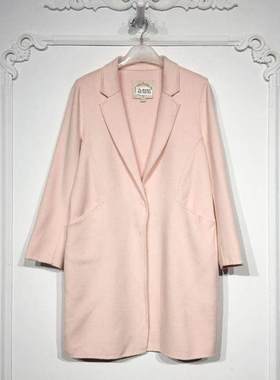 潮系列 8278S153 时尚双面呢毛呢外套品牌女装折扣颦薪