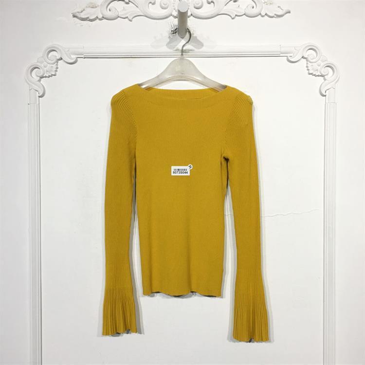 欧系列 8073S044 时尚针织衫品牌女装折扣颦薪