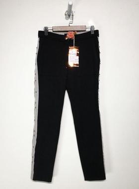 潮系列 Z01-A01074 时尚九分裤品牌女装折扣颦薪