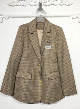 索LMO系列 8075S050 时尚西装外套品牌女装折扣颦薪