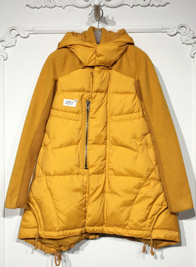 洛M系列 8321S148 时尚长款羽绒服品牌女装折扣馨薪