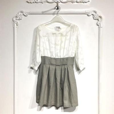 新Z系列 D82889 时尚连衣裙品牌女装折扣颦薪