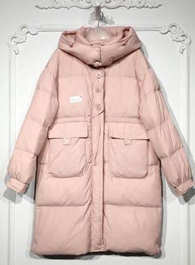 潮系列 YB000099 时尚羽绒服品牌女装折扣颦薪