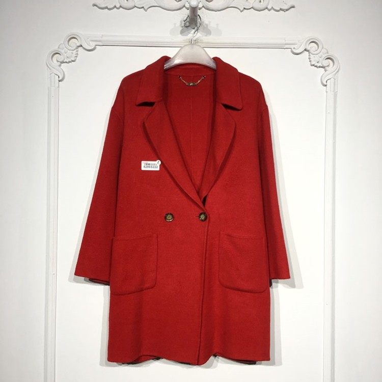 桑系列 8286S222 时尚双面呢毛呢外套品牌女装折扣颦薪,女装/女士精品,毛呢外套,淘宝优惠券,粉丝福利购,淘宝优惠卷