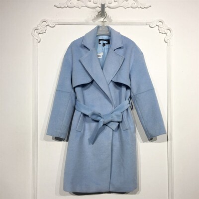 N系列 8128S002 时尚毛呢外套品牌女装折扣颦薪